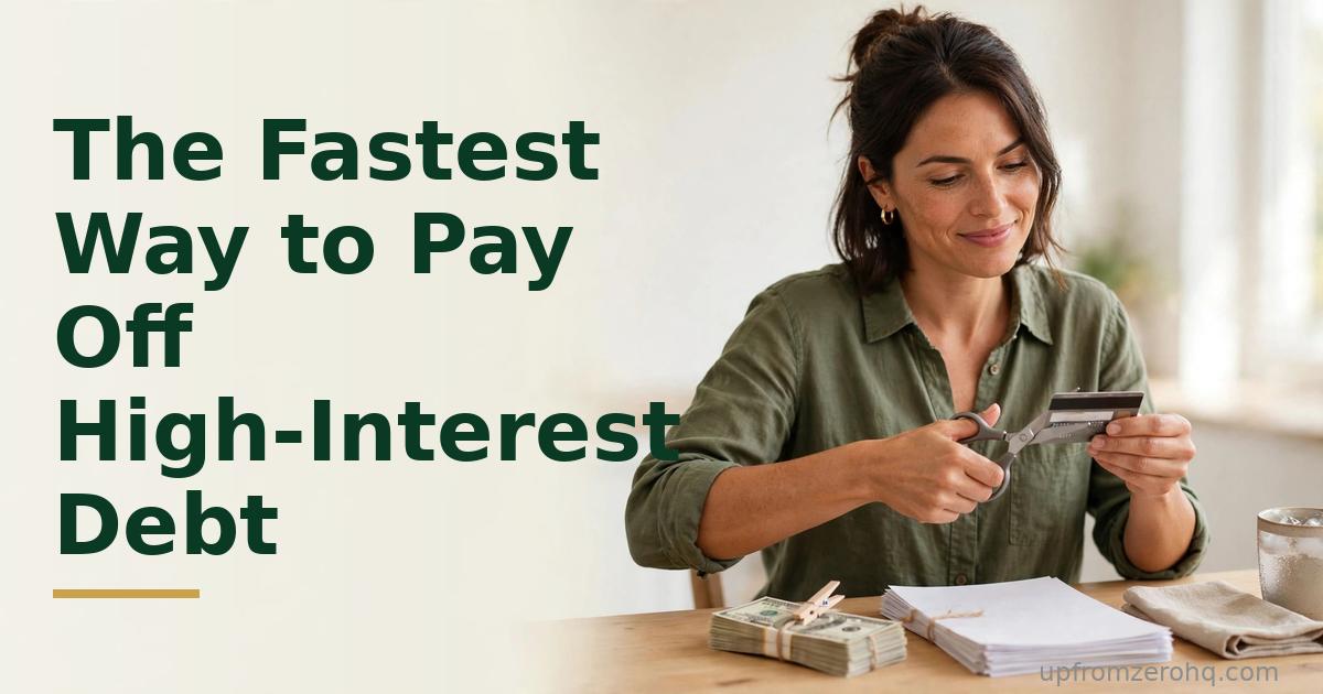 The Fastest Way to Pay Off High-Interest Debt