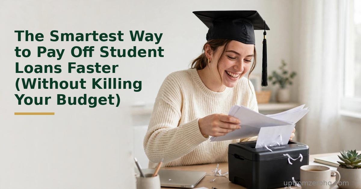The Smartest Way to Pay Off Student Loans Faster (Without Killing Your Budget)