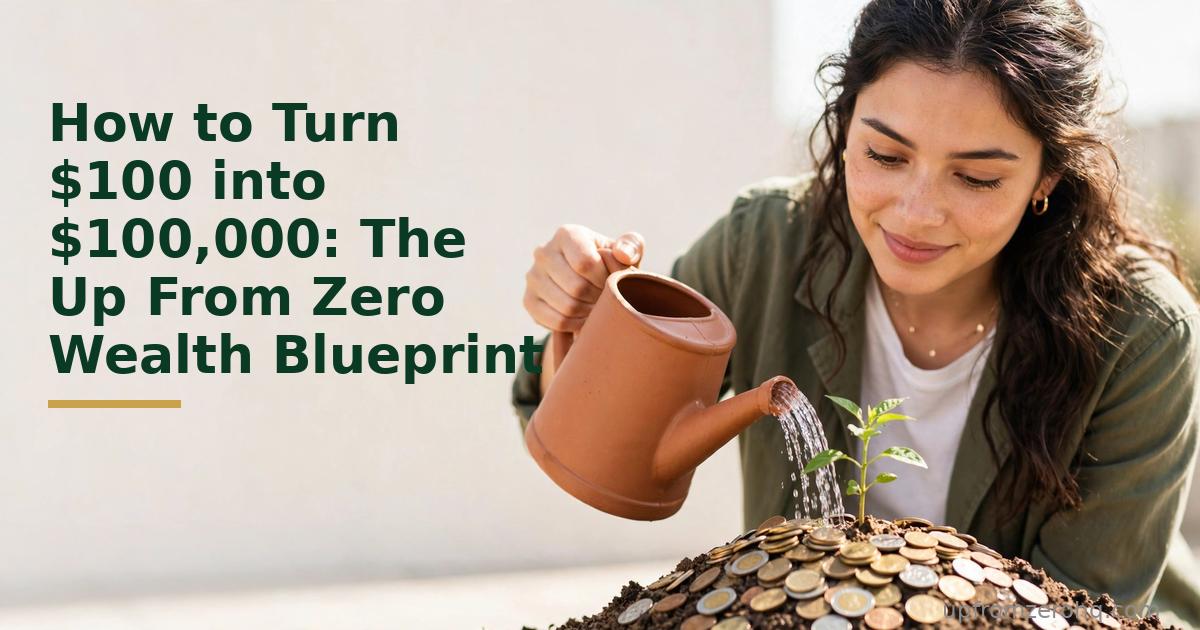 How to Turn $100 into $100,000: The Up From Zero Wealth Blueprint