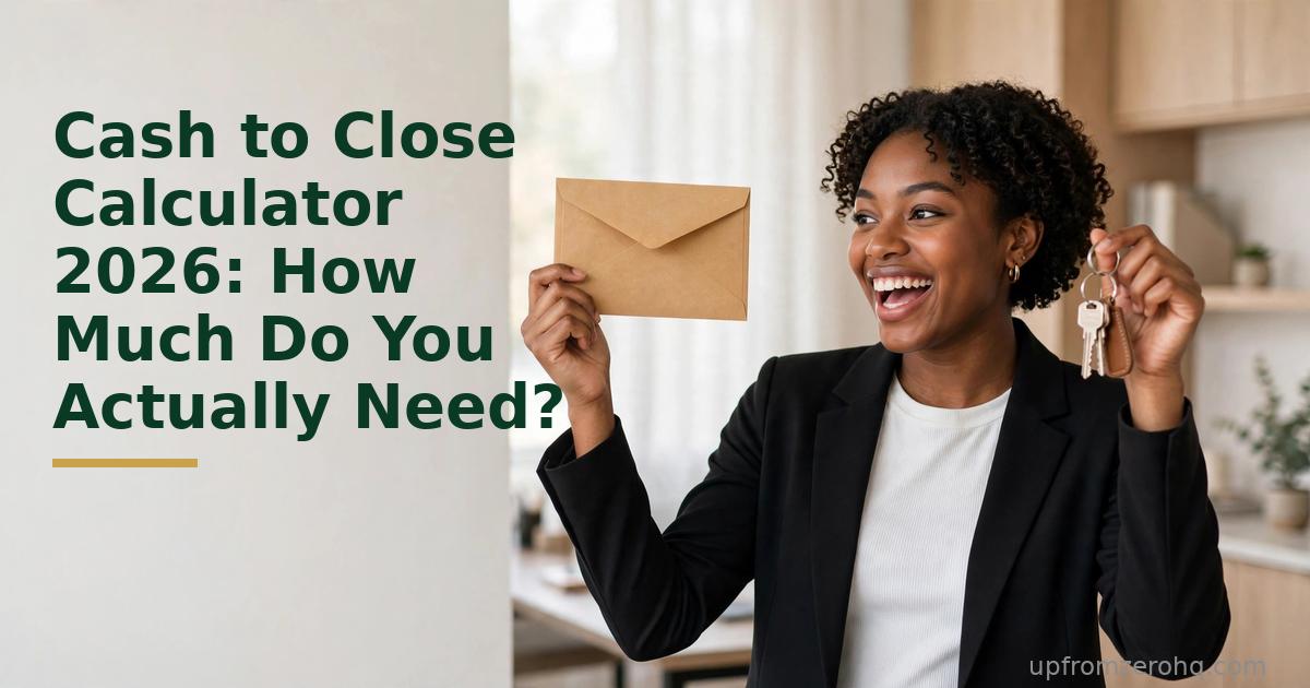 Cash to Close Calculator 2026: How Much Do You Actually Need?