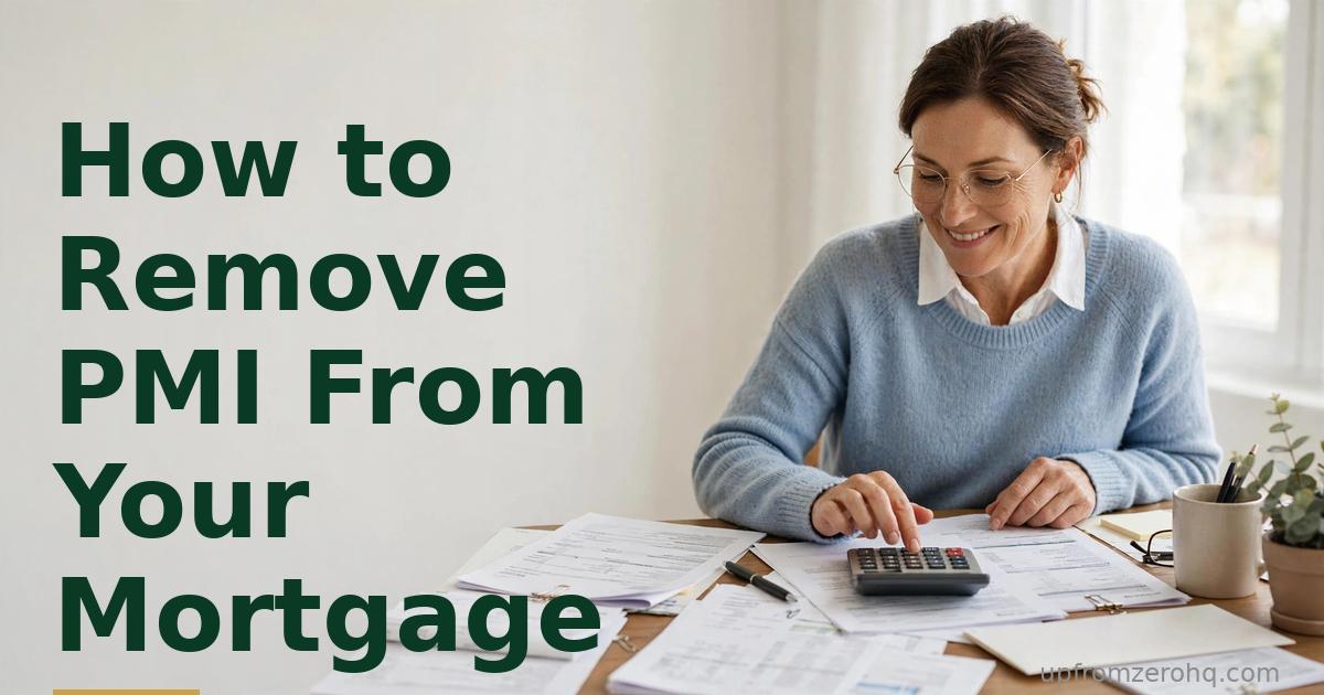 How to Remove PMI From Your Mortgage