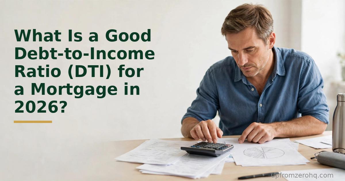 What Is a Good Debt-to-Income Ratio (DTI) for a Mortgage in 2026?