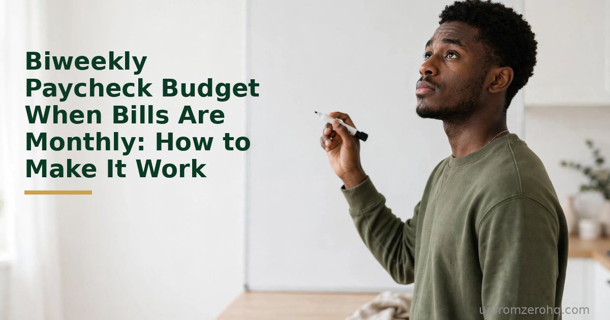 Biweekly Paycheck Budget When Bills Are Monthly: How to Make It Work
