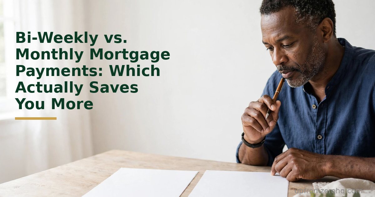 Bi-Weekly vs. Monthly Mortgage Payments: Which Actually Saves You More
