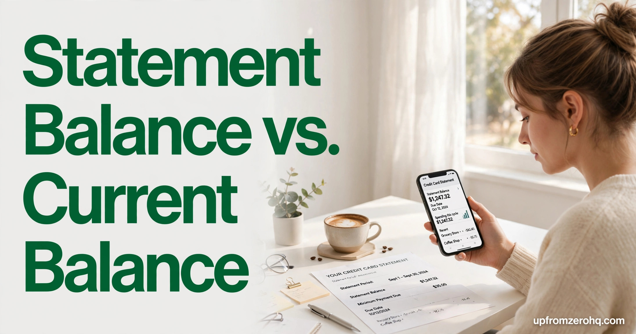 Credit Card Statement Balance vs. Current Balance: Which Should You Pay?
