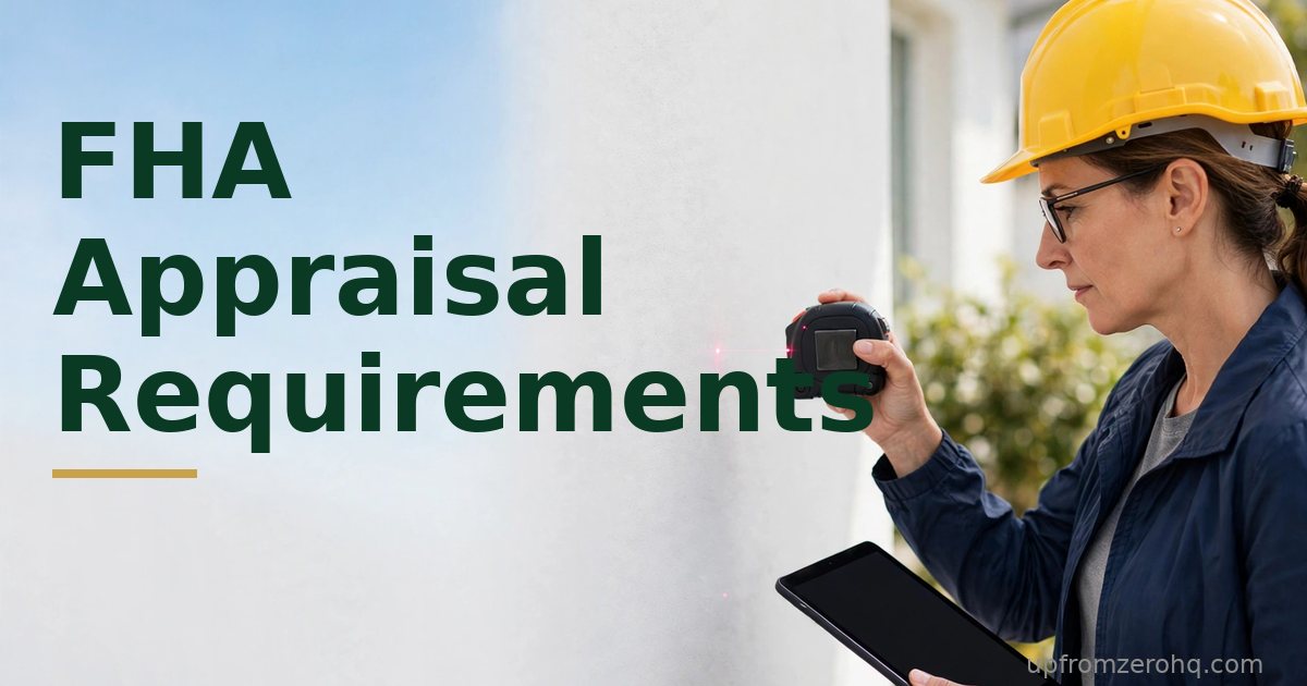FHA Appraisal Requirements