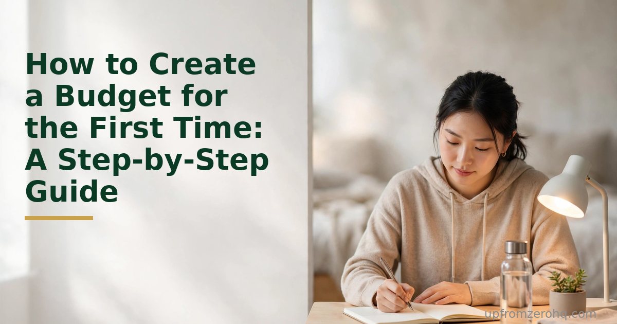 How to Create a Budget for the First Time: A Step-by-Step Guide