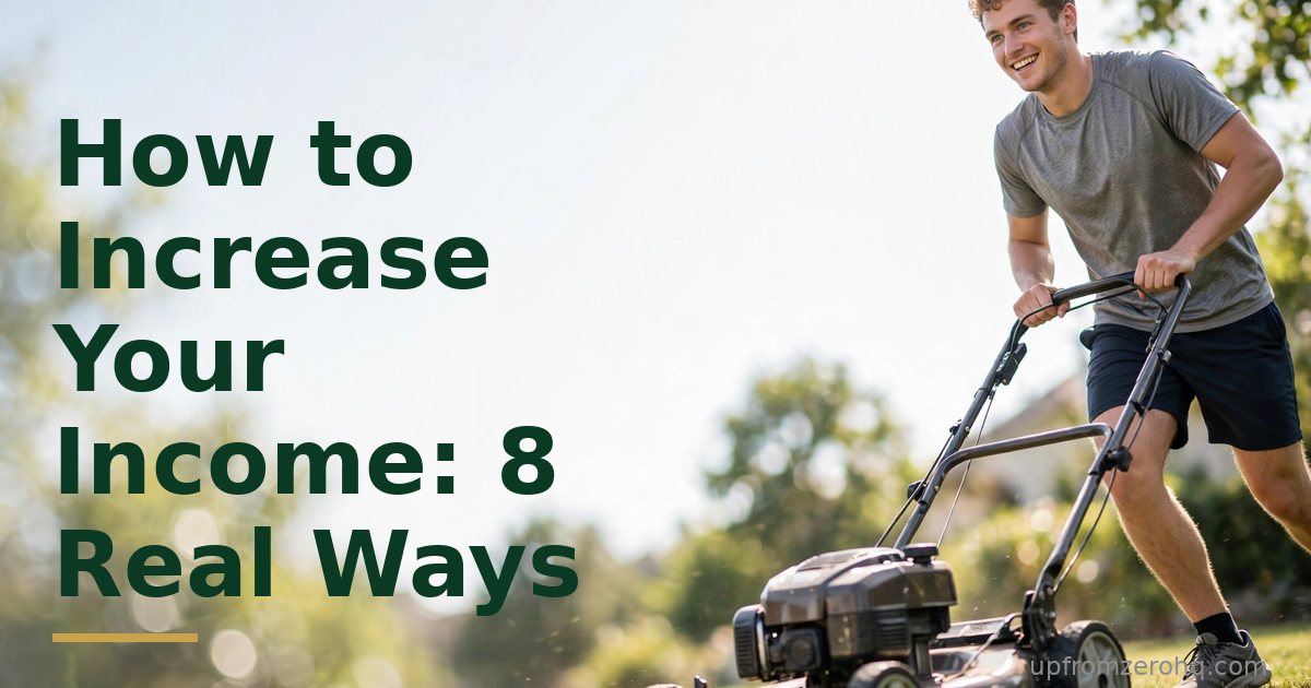 How to Increase Your Income: 8 Real Ways