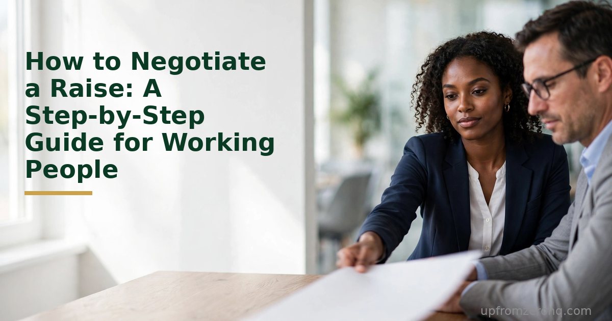 How to Negotiate a Raise: A Step-by-Step Guide for Working People