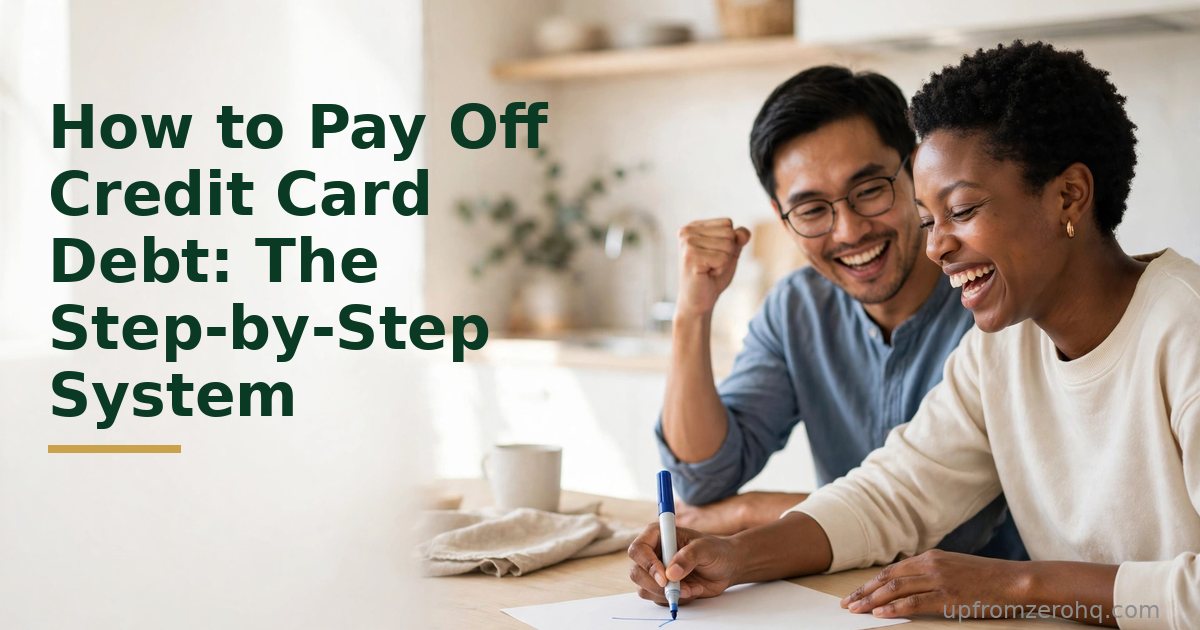 How to Pay Off Credit Card Debt: The Step-by-Step System