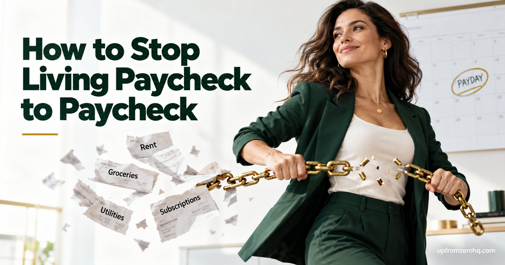 How to Stop Living Paycheck to Paycheck: A 6-Step System That Actually Works