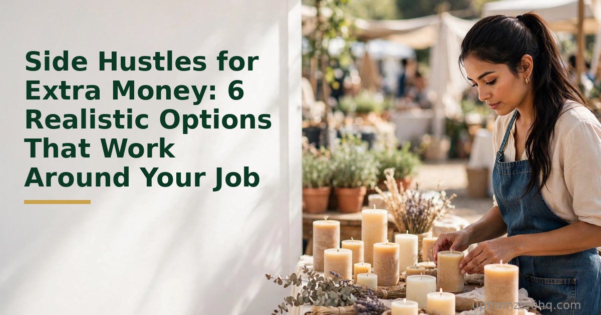 Side Hustles for Extra Money: 6 Realistic Options That Work Around Your Job