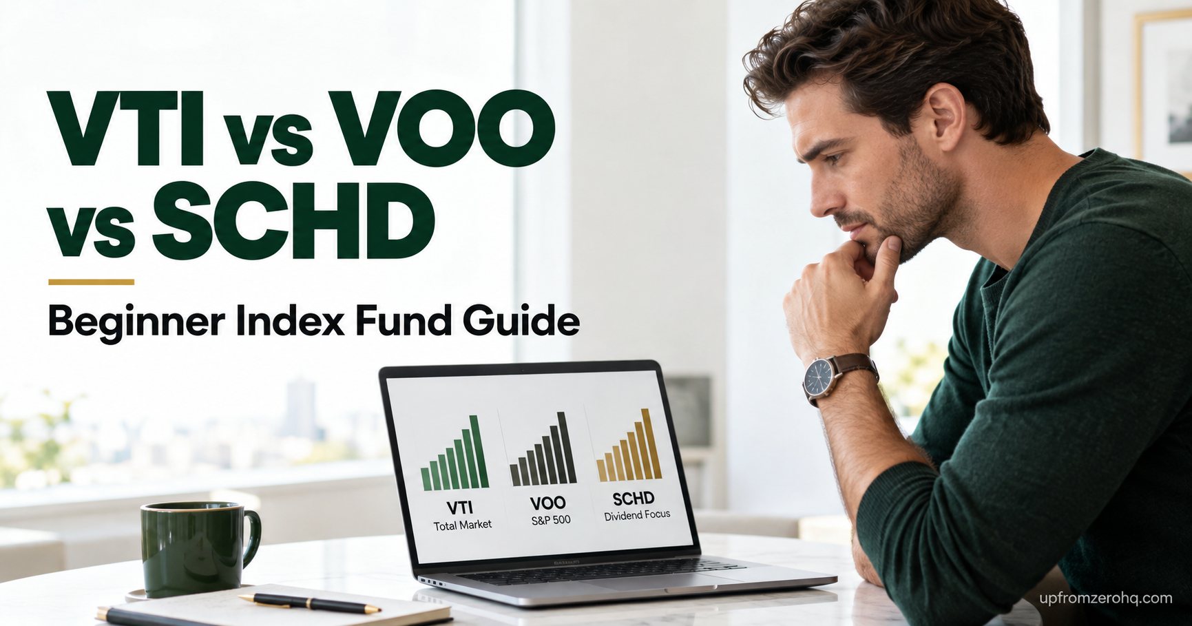 VTI vs VOO vs SCHD in 2026: Which Index Fund Should a Beginner Pick?