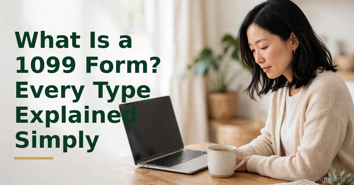 What Is a 1099 Form? Every Type Explained Simply