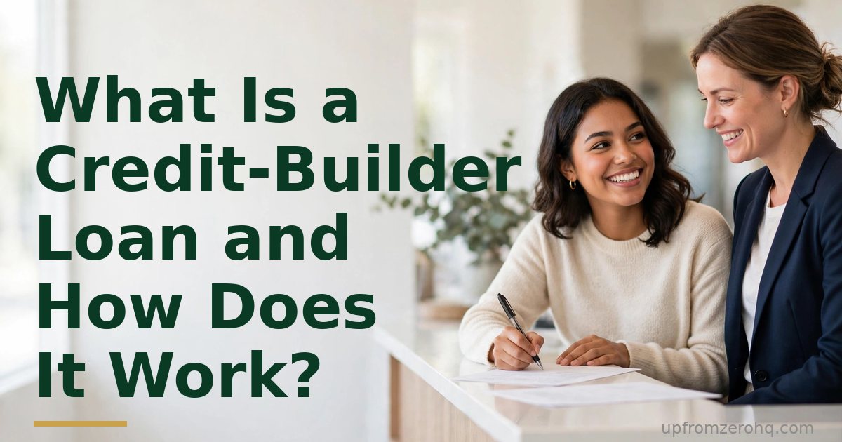 What Is a Credit-Builder Loan and How Does It Work?
