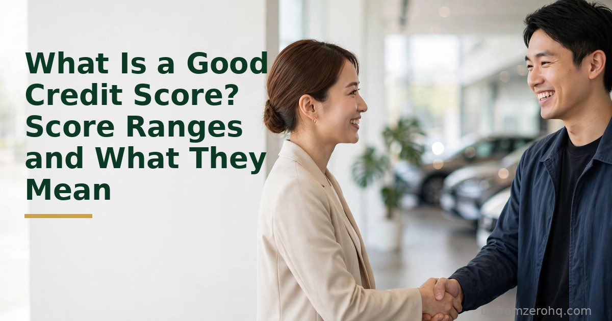 What Is a Good Credit Score? Score Ranges and What They Mean