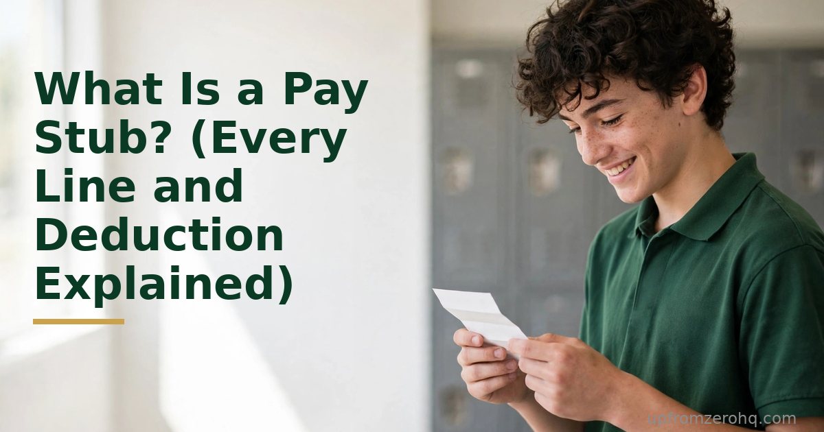What Is a Pay Stub? (Every Line and Deduction Explained)