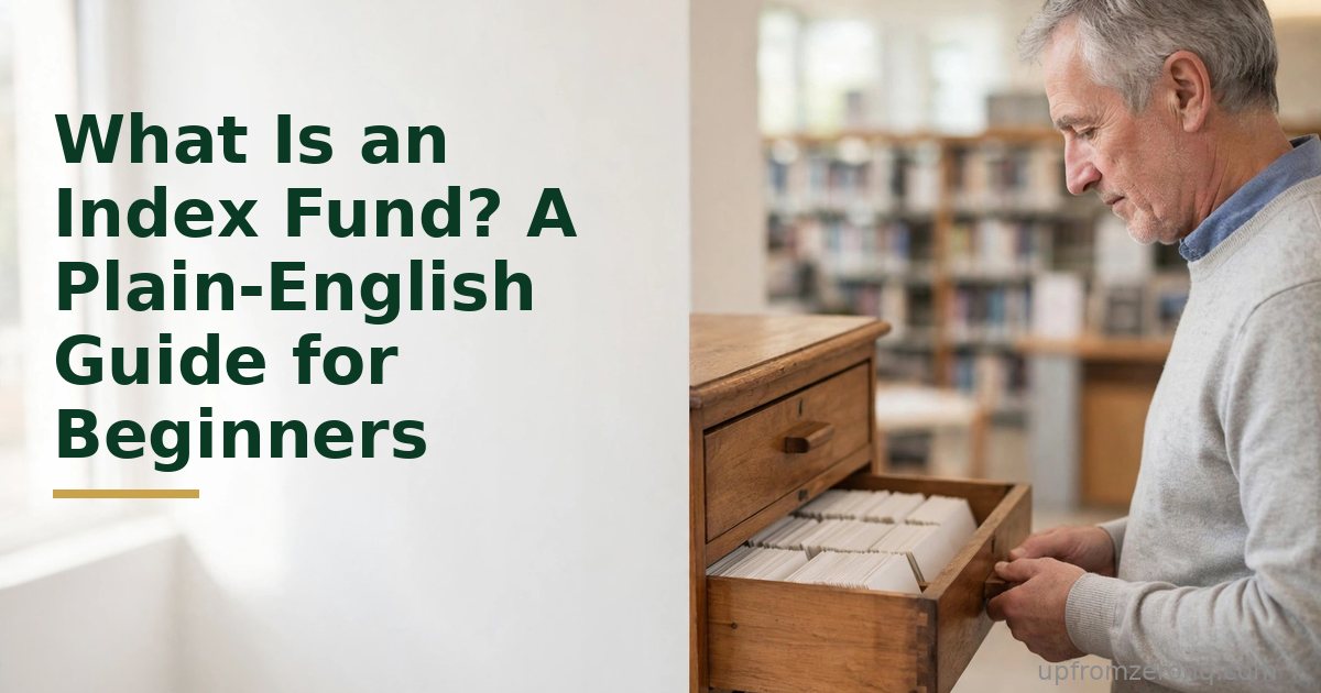 What Is an Index Fund? A Plain-English Guide for Beginners